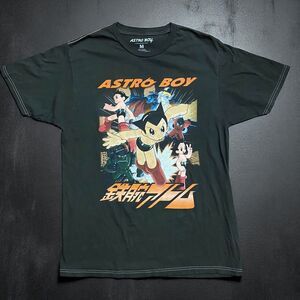 Astro Boy Official Animation Character Black Cotton T-Shirt Men's Size Medium